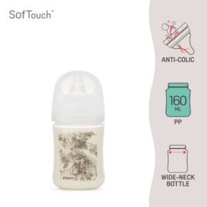 Pigeon SofTouch™ BPP Botol Susu Leher Lebar PP Edisi Terhad | SofTouch™ BPP Wide Neck Nursing Bottle PP Limited Edition 160ml
