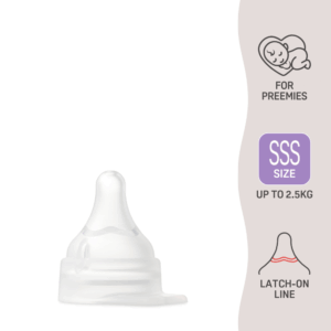 Pigeon Preemie Puting Susu | Preemie Teat Size SSS