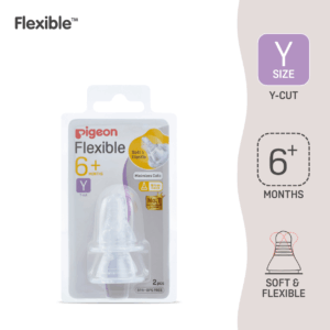 Pigeon Flexible Puting Susu Leher Lurus | Flexible Slim Neck Teat Size Y