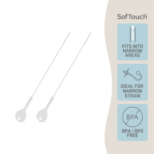SofTouch™ Gravity Ball Straw Brush