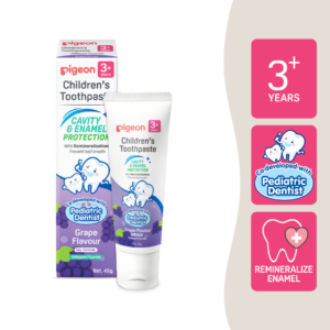 Pigeon Ubat Gigi Bayi 3+ Tahun Perisa Anggur | Children's Toothpaste 3+ Years Grape Flavour 45g