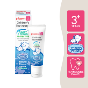 Pigeon Ubat Gigi Bayi 3+ Tahun Perisa Asli | Children's Toothpaste 3+ Years Natural Flavour 45g