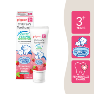 Pigeon Ubat Gigi Bayi 3+ Tahun Perisa Strawberi | Children's Toothpaste 3+ Years Strawberry Flavour 45g